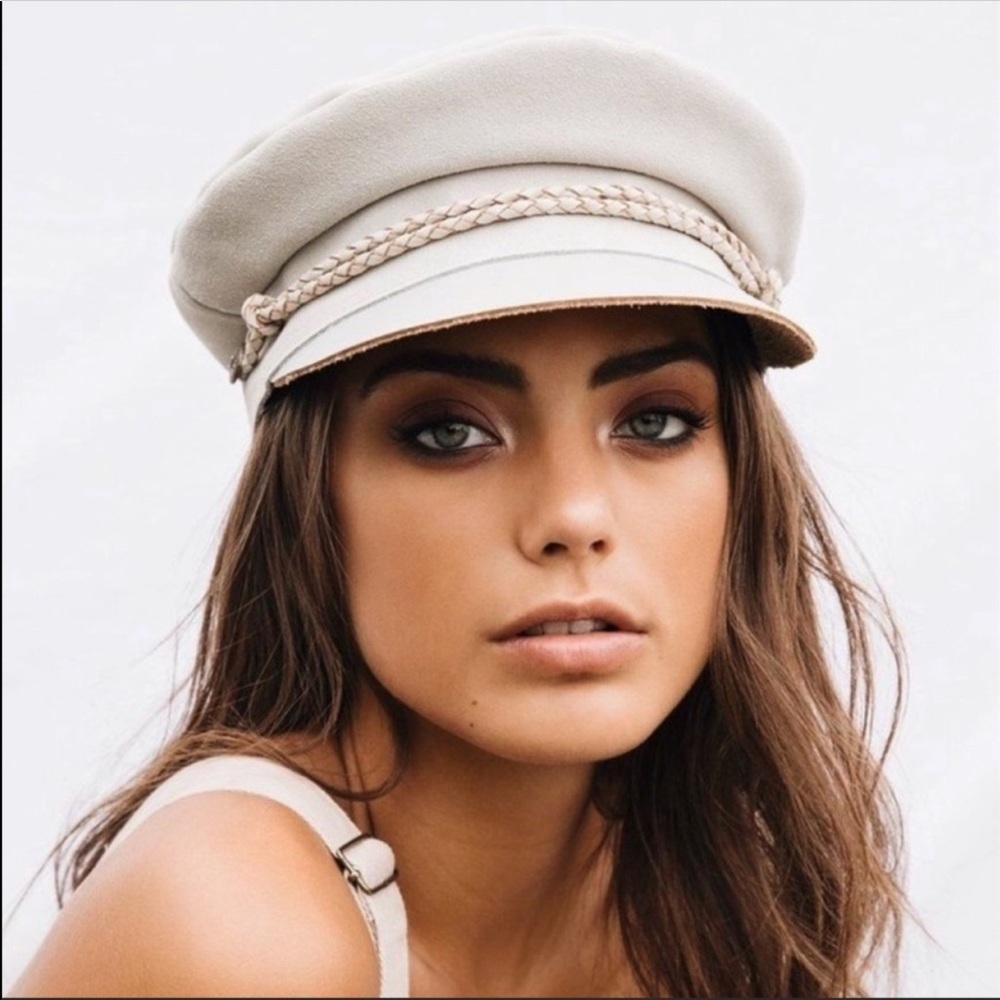 Brixton Kayla suede cap